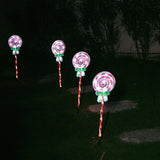 Stockholm Christmas Lights LED Path light Candy Lollipop 4pc 60 LEDs Warm White