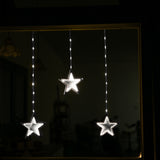 Stockholm Christmas Lights Curtain 240 LED Infinity Star Cool White