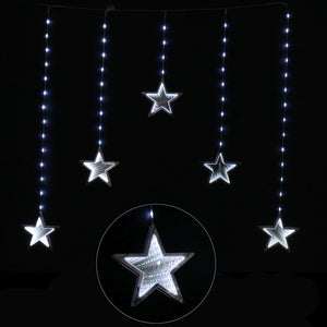 Stockholm Christmas Lights Curtain 240 LED Infinity Star Cool White