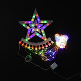 Stockholm Christmas Lights LED String Star Waterfall Multi