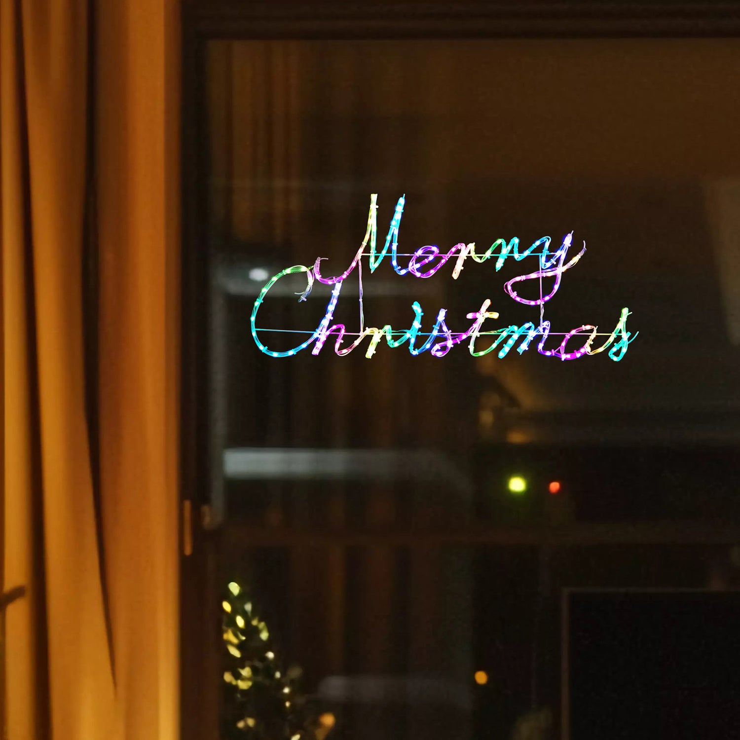 December Led Signs Stockholm Christmas Lights Motif 168 LED Merry Christmas Sign Smart RG