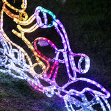 Stockholm Christmas Lights Motif 24 LED Ropelight Reindeer Motorbike