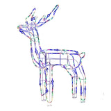 Stockholm Christmas Lights Motif LED Tubelight Standing Reindeer Multi