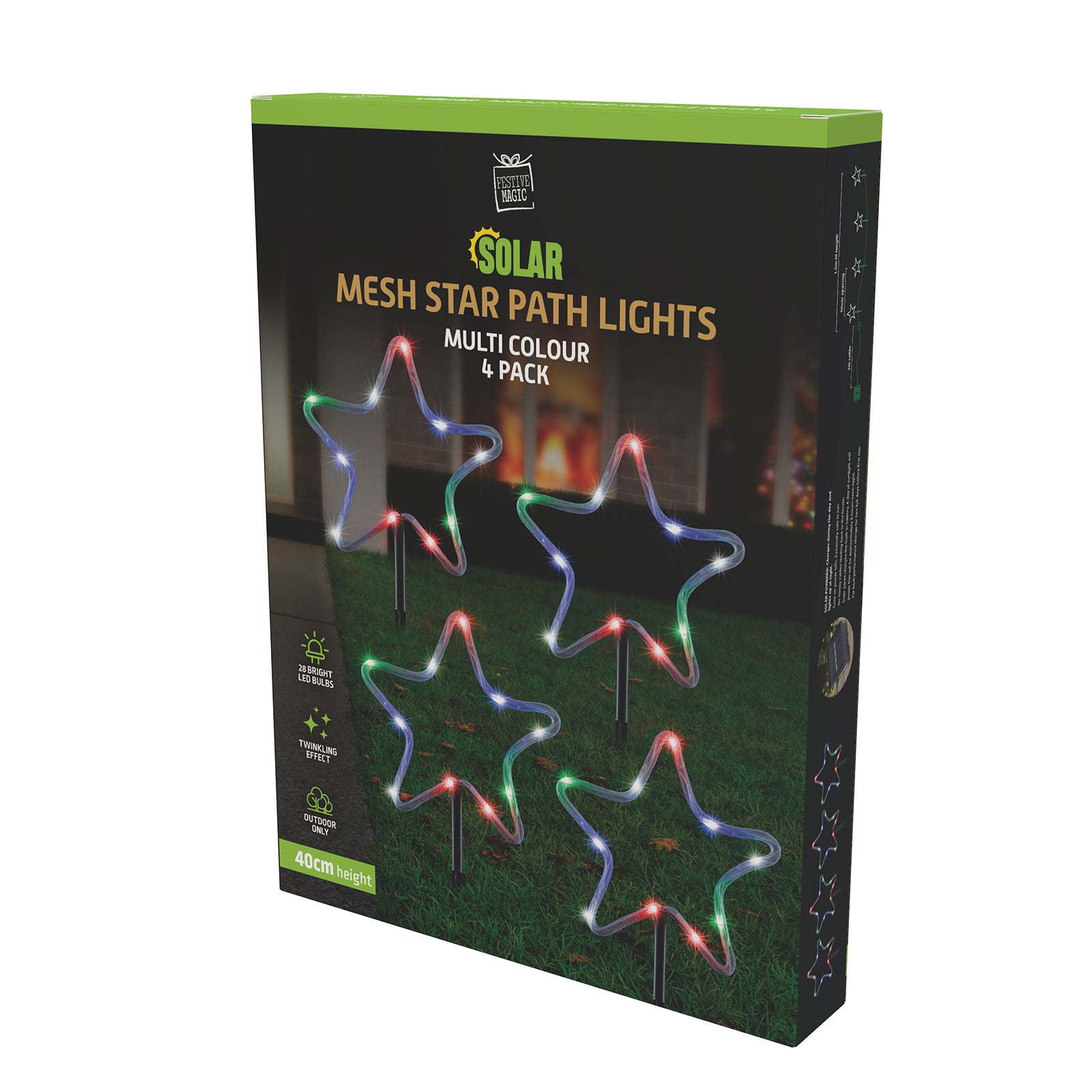 Solar Path LED Mesh Rope 4pc | Outbax