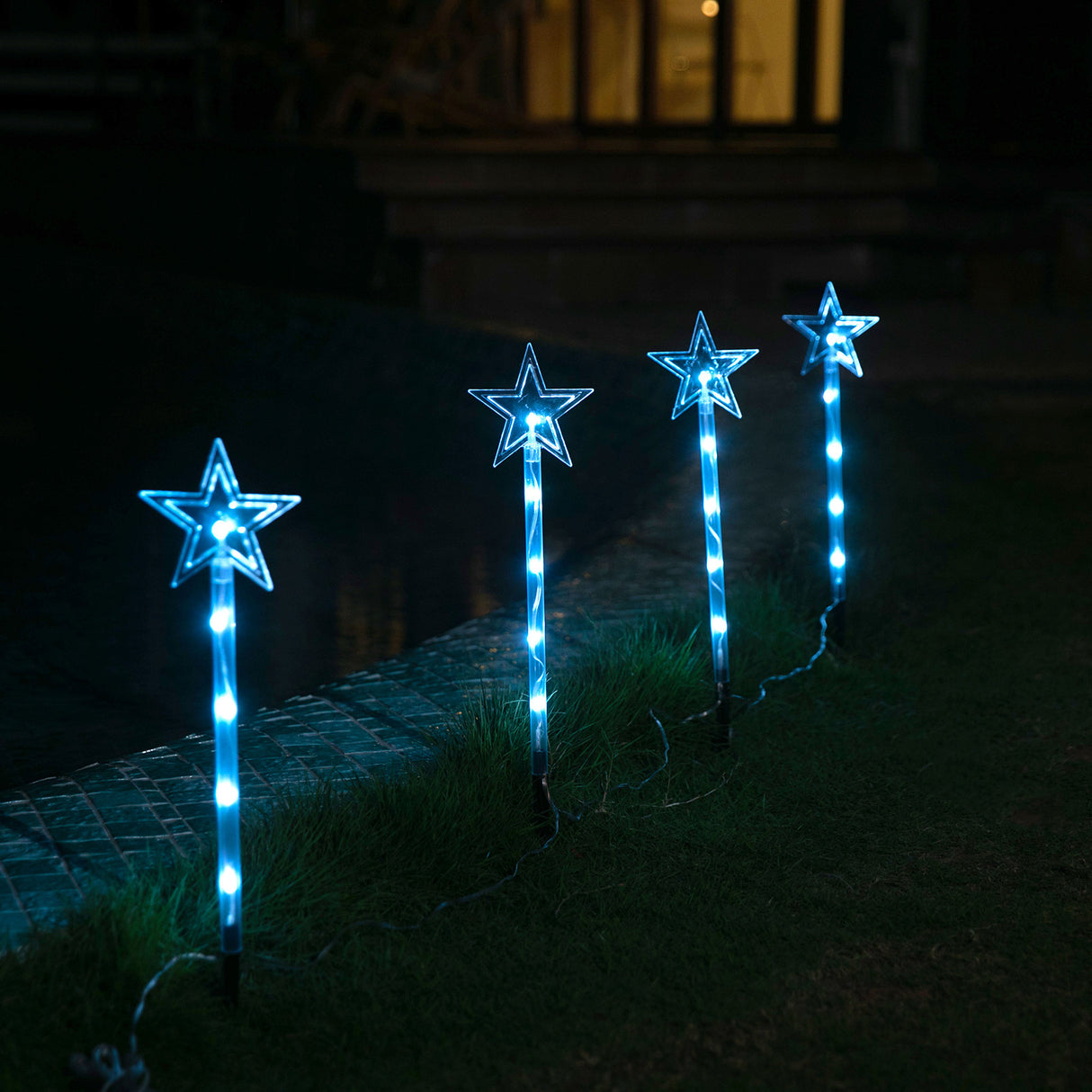 Stockholm Christmas Lights Path LED Star Smart RGB 4pc