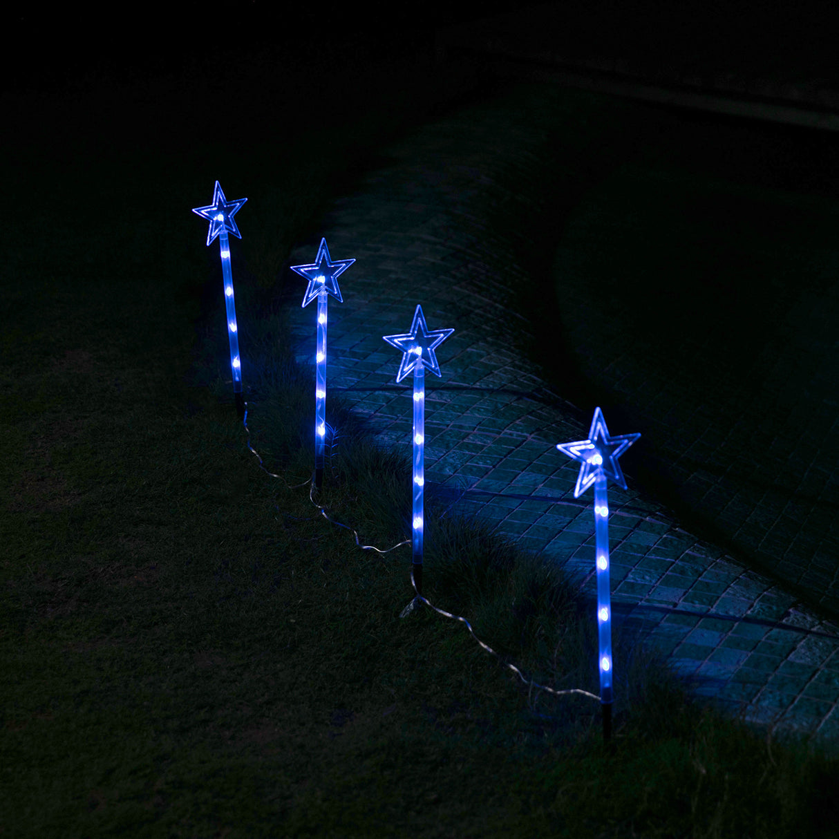 Stockholm Christmas Lights Path LED Star Smart RGB 4pc