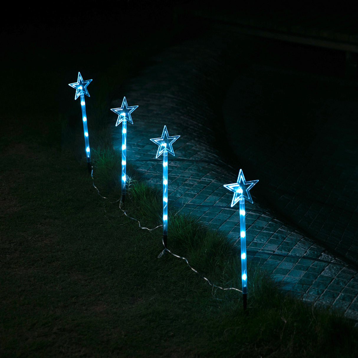 Stockholm Christmas Lights Path LED Star Smart RGB 4pc