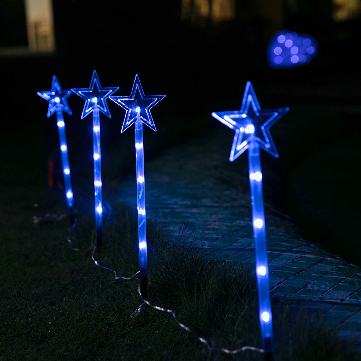 Stockholm Christmas Lights Path LED Star Smart RGB 4pc