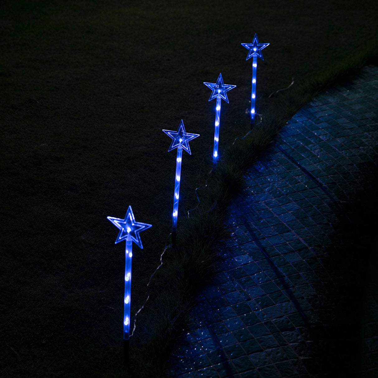 Stockholm Christmas Lights Path LED Star Smart RGB 4pc