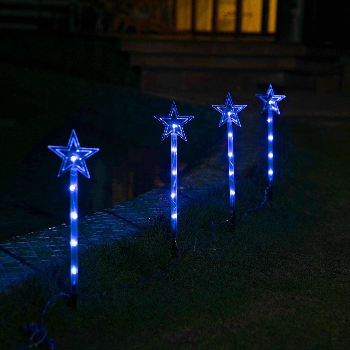 Stockholm Christmas Lights Path LED Star Smart RGB 4pc