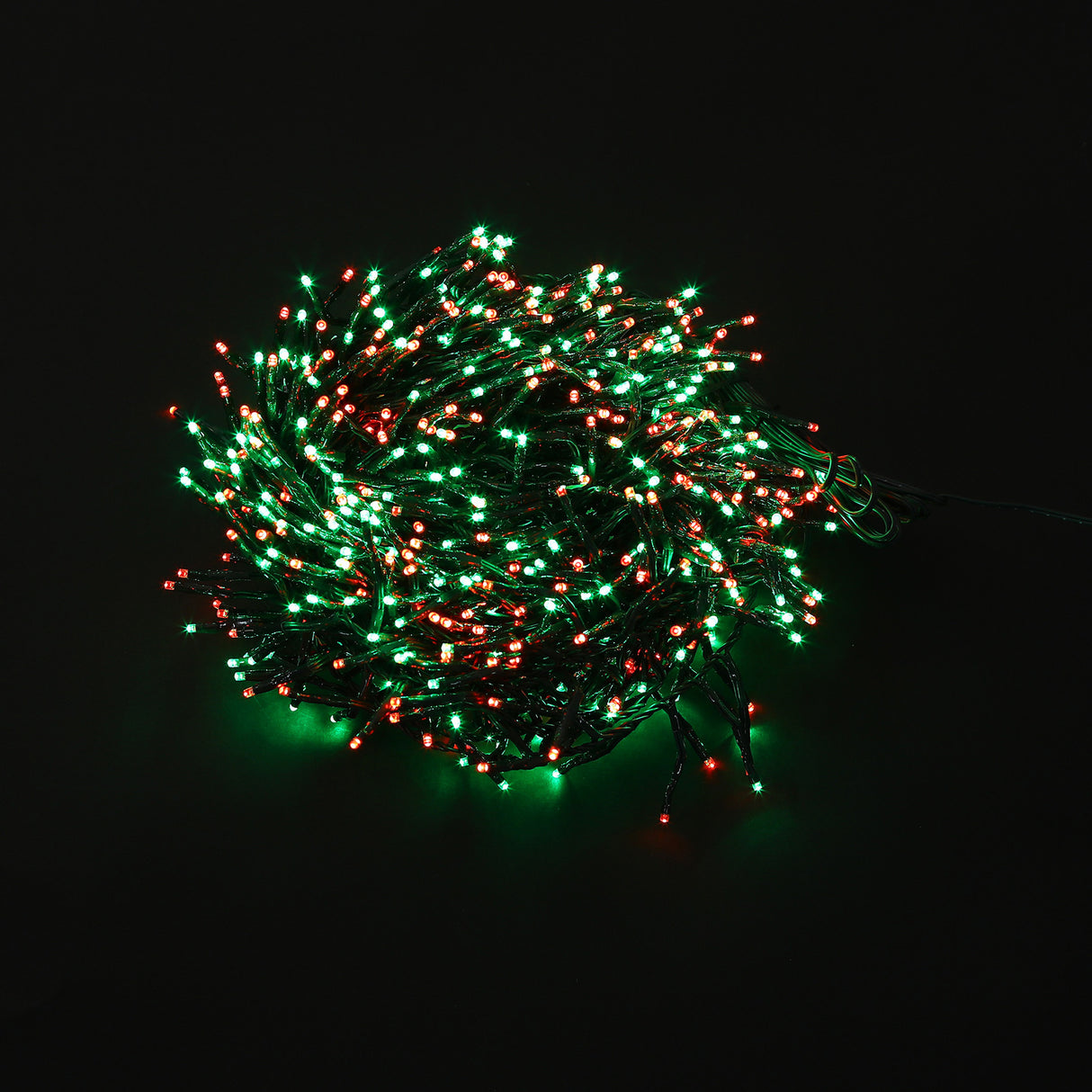 Stockholm Christmas Lights 720 LED Cluster String Red Green 10.4M