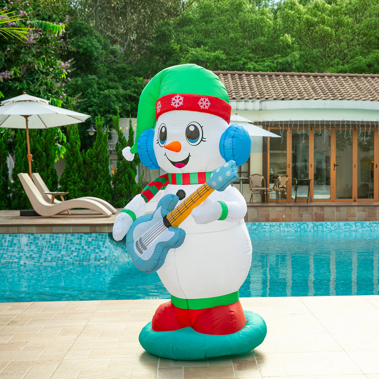 Stockholm Airpower Snowman Rocker Inflatable 1.8M