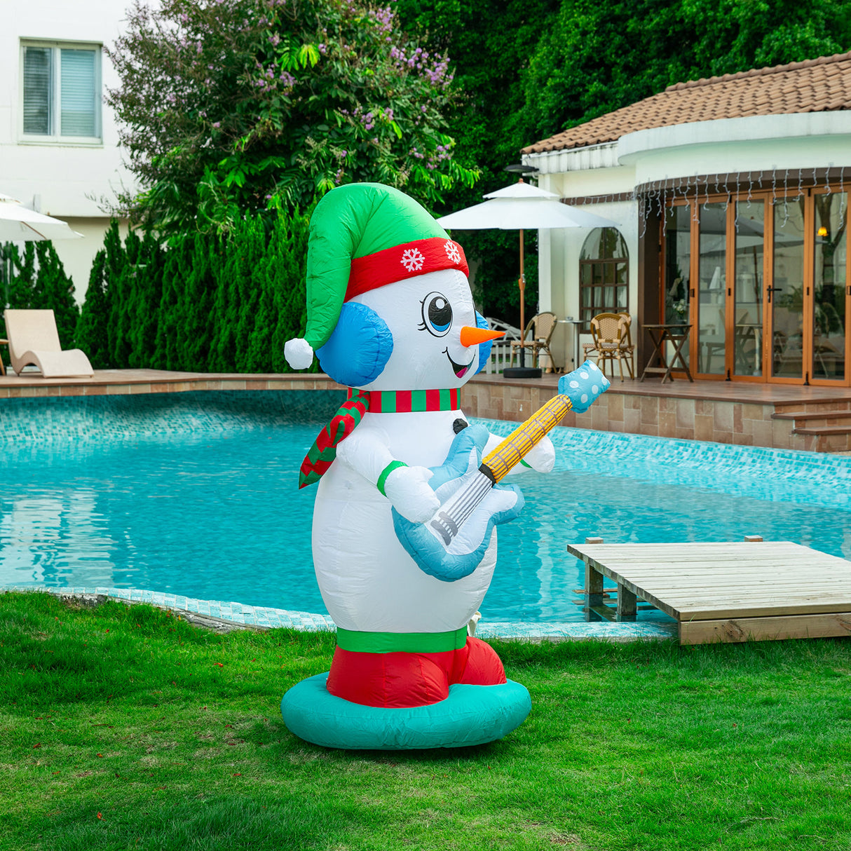 Stockholm Airpower Snowman Rocker Inflatable 1.8M