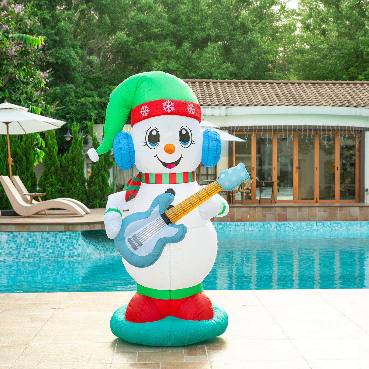 Stockholm Airpower Snowman Rocker Inflatable 1.8M