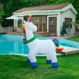 Stockholm Airpower Christmas Unicorn RGB Inflatable 1.8M