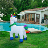 Stockholm Airpower Christmas Unicorn RGB Inflatable 1.8M