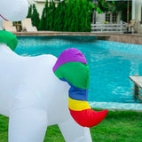 Stockholm Airpower Christmas Unicorn RGB Inflatable 1.8M