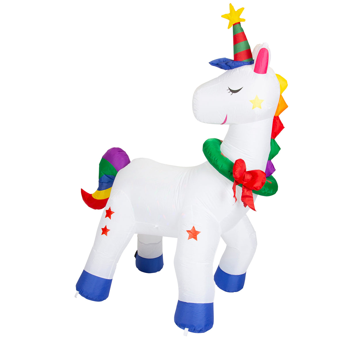 Stockholm Airpower Christmas Unicorn RGB Inflatable 1.8M