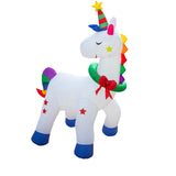 Stockholm Airpower Christmas Unicorn RGB Inflatable 1.8M