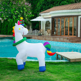 Stockholm Airpower Christmas Unicorn RGB Inflatable 1.8M