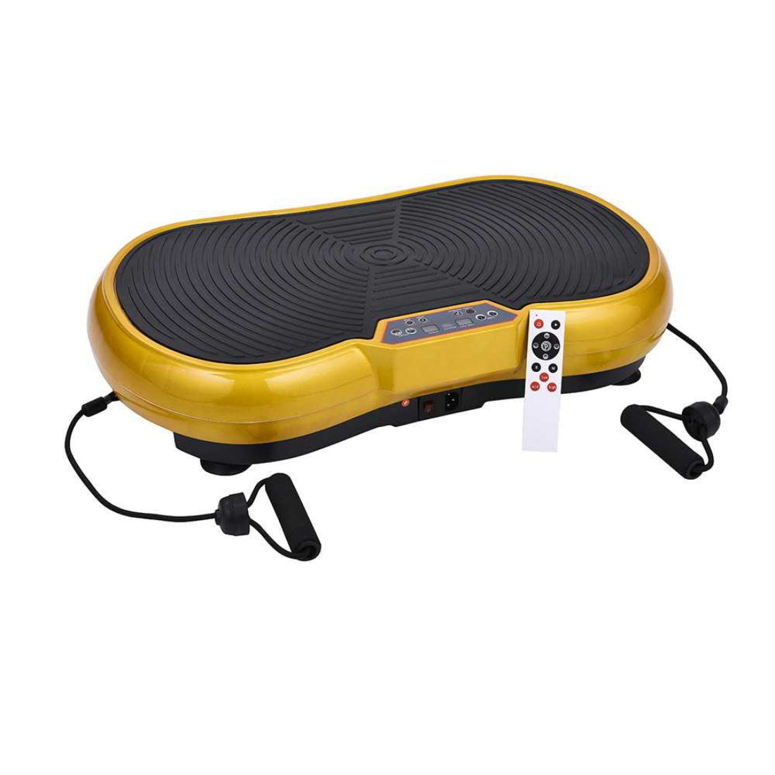 1000W Vibration Plate Machine Gold Fitness Exercise Platform Whole Body Trainer