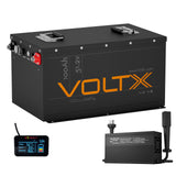 BUNDLE DEAL - VoltX 48V 100Ah LiFePO4 Golf Cart Battery + 58.4V 25A Yamaha G29 Charger