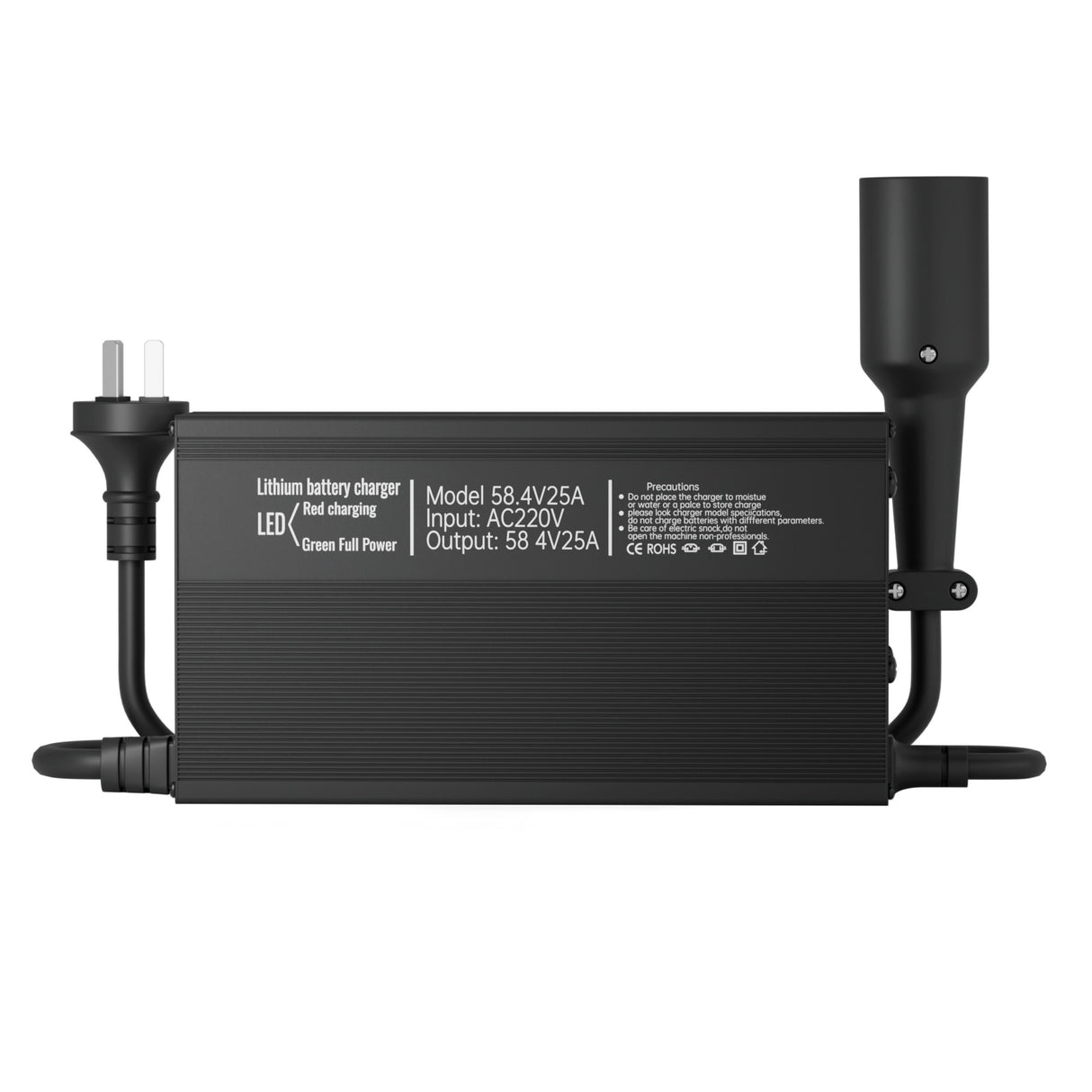 VoltX 48V 15A Golf Cart Battery Charger for Club Car, 1500W IP67 Smart Fast Charging