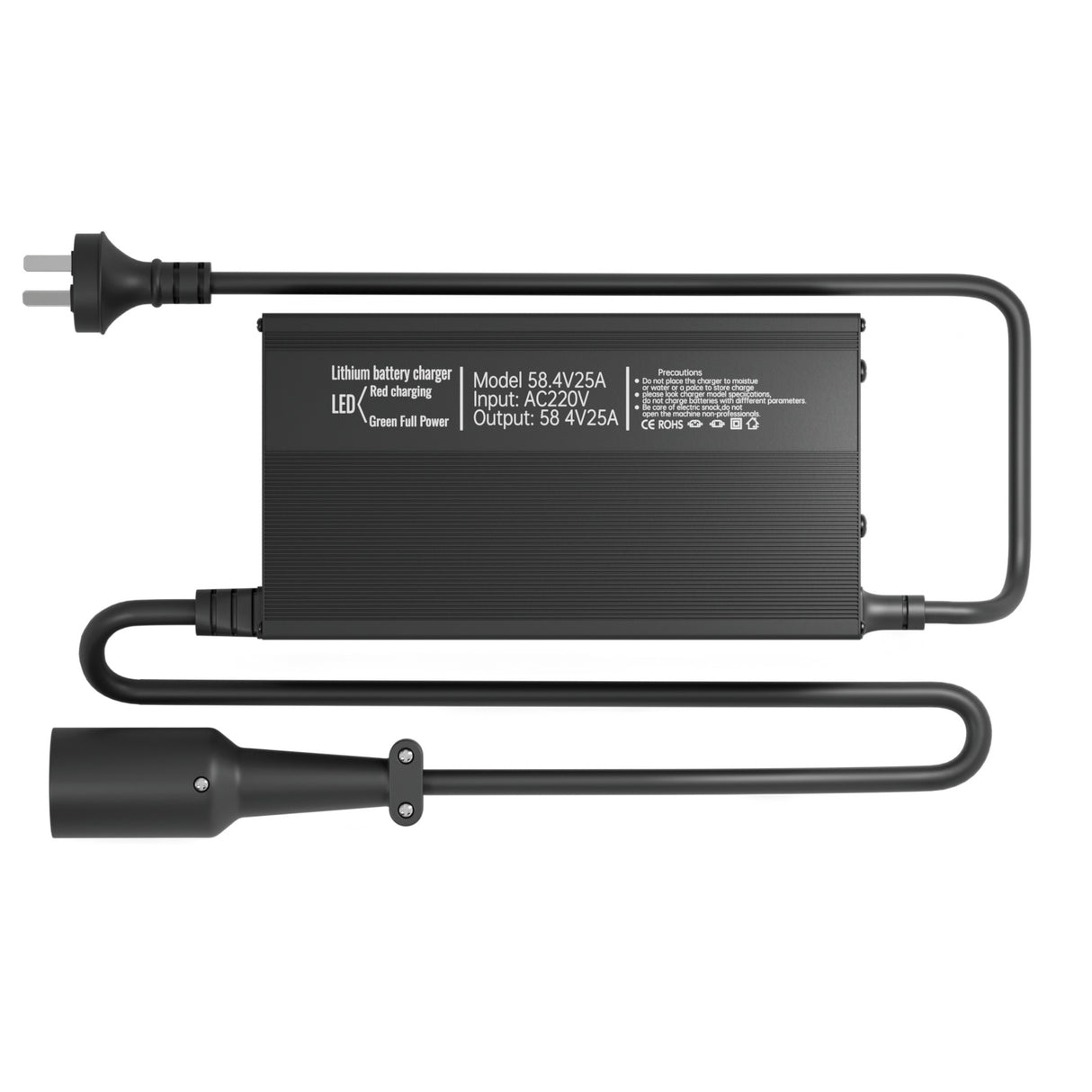 VoltX 48V 15A Golf Cart Battery Charger for Club Car, 1500W IP67 Smart Fast Charging
