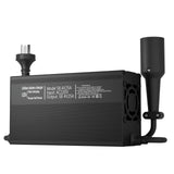 VoltX 48V 15A Universal Golf Cart Battery Charger, 1500W IP67 Ring Terminals