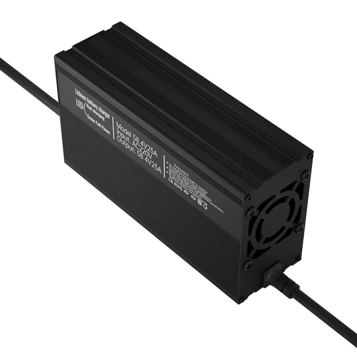 VoltX 48V 15A Golf Cart Battery Charger for EZGO TXT, 1500W IP67 Waterproof