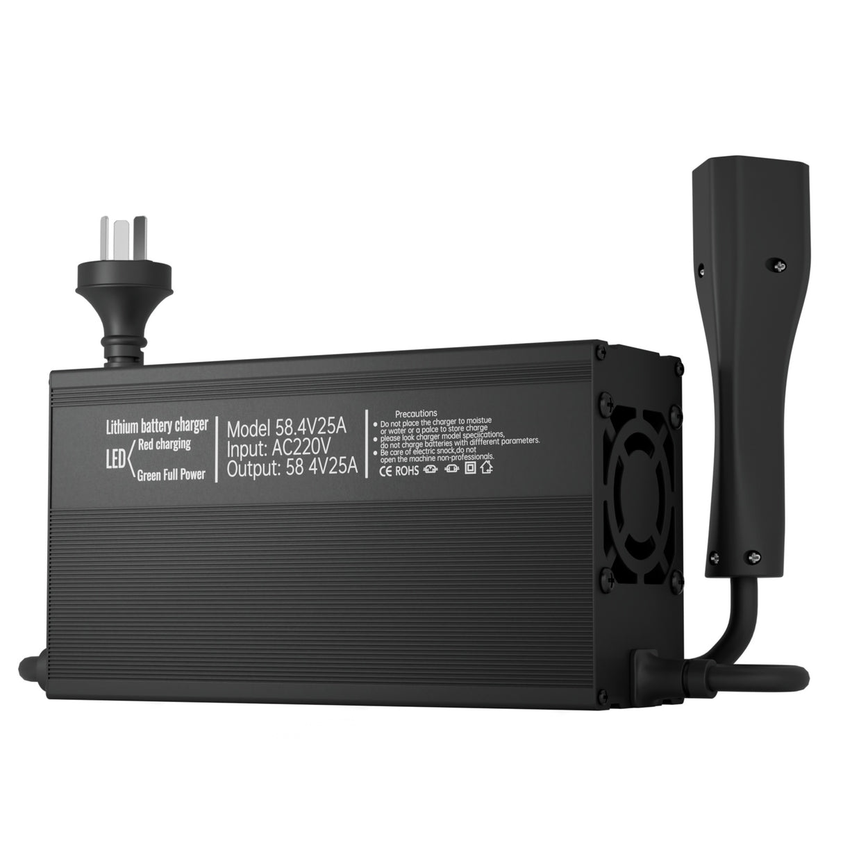 VoltX 48V 15A Golf Cart Battery Charger for EZGO TXT & RXV, 1500W IP67 Waterproof