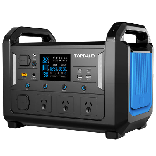 ACE Topband 1200W 1152Wh Portable Power Station LiFePO4 Battery Generator LCD