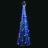 Stockholm Christmas Lights Multicolour Giant Flashing Strand Tree 360cm