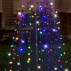 Stockholm Solar Christmas Tree Traditional Lit Xmas 250 LED Decor Multicolour 210cm