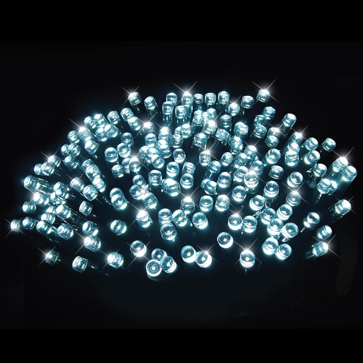 Stockholm Christmas Lights 1000 LEDs Flashing Cool White Reel w/ Timer