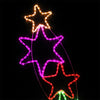 Stockholm LED Ropelight Santa Pulling Stars Flash Rope Lights Xmas Party Garden Lamp